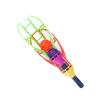 1Set Racquet Ball Bright Color Parent-children Interaction Lightweight Launch and Catch Balls for Outdoor