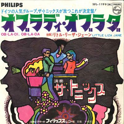 7inch Record TONICS  Obladi Oblada  Little Liza Ja SFL1199 PHILIPS 1969 Japan Rock Used