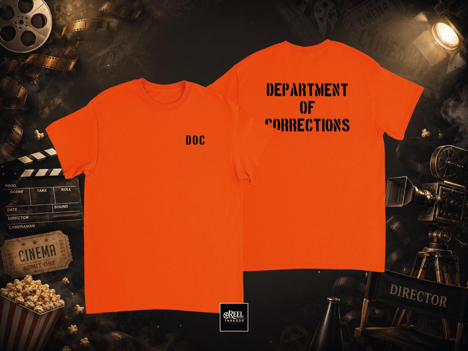 T shirt | DOC | Department of Corrections | Doc Tee | Department of Corrections Shirt | Jail T shirt | Prisoner tee | Inmate T shirt XL
