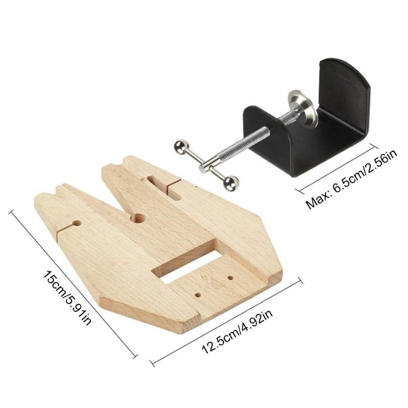 Versatile Jewelry Display Clamp Adjustable Width Benchtop Pin Tabletop Jewelry Holder for Jewelers and Photographers