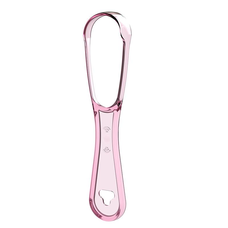 

Tongue Scraper Suitable For Adults Tongue Coating Cleaning Suitable For Breath Removal Reusable Cleaning Tools Food-Grade Plastic Mouth Scrapers світло-рожевий колір