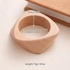 Texture Wooden Bracelet Wide Geometric Bangles New Wooden Bangles  Gifts