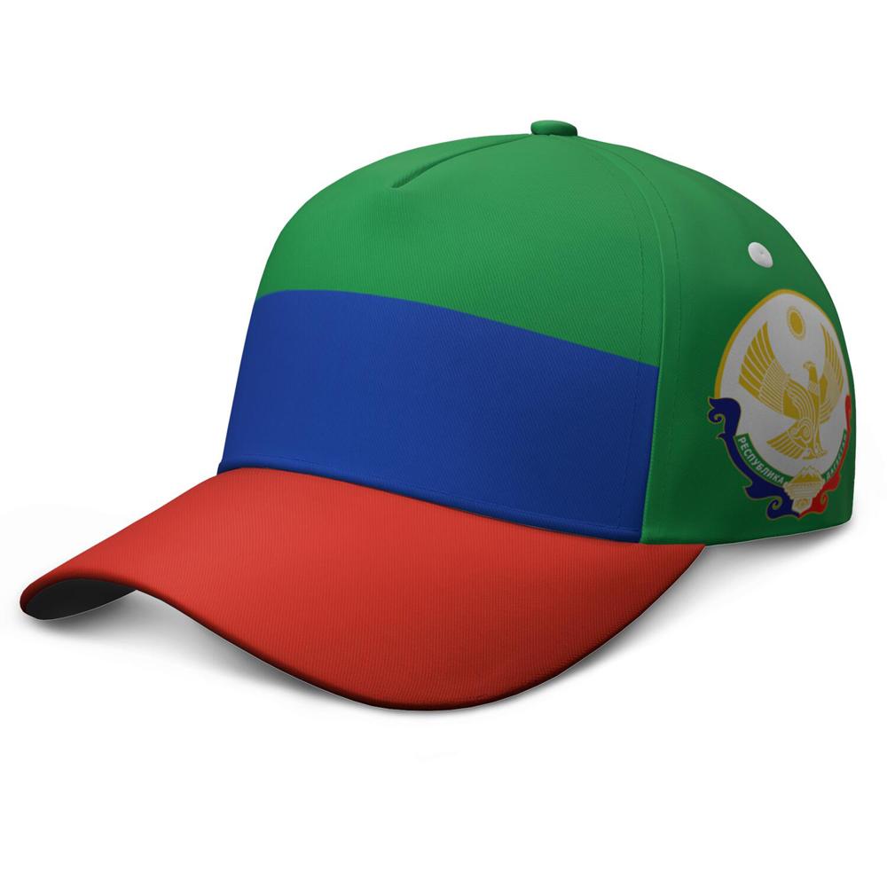 Dagestan Free Custom Made Name Number Logo Hat Flag Russian Russia Rossiya Kizlyar Khasavyurt Print Po Baseball Cap
