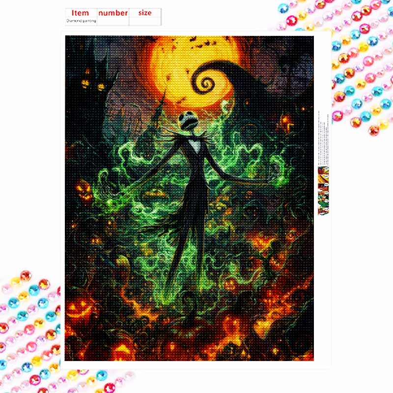 Disney Diamond Painting Set Classic Nightmare Home Decor Craft, Perfect Handmade DIY Gift Idea