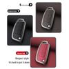 Geely Car Folding Key Cover for Vision X3, King Kong, Panda S1, and Vision X1 - Metal Shell for Men.