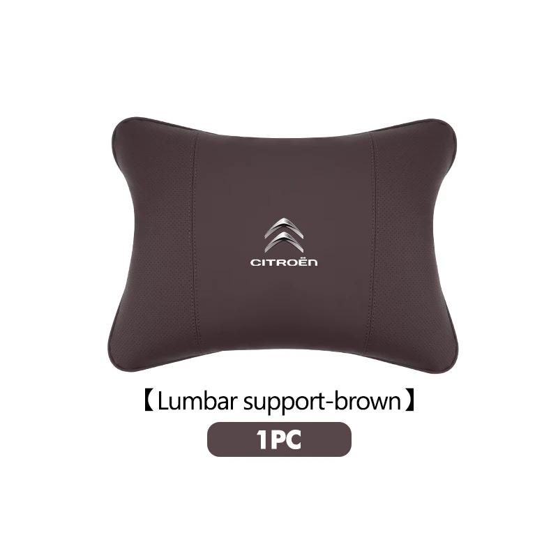 AQE3 Car Headrest Waist Rest Neck Support Seat Lumbar Cushion Pillow For Citroen C5 C1 C2 C6 C4L DS3 DS4 DS5 C-Elysee Grand Berlingo