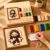 Jesus Faux Pearl Painting Kit, DIY Handmade Jesus Rhinestone Painting Crafts, Beginner Friendly Religious Art Painting for Home Decoration
