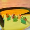 Vision Fashion Glasses Smart Lenses Fashionable Black Frames And Yellow Glasses Modern Fashion Casual Use