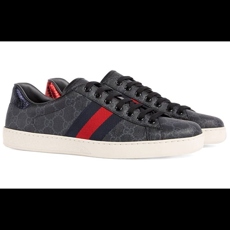 Gucci Ace Gg Supreme 'Black Grey' 429445 96G50 1130