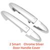 Carbon Car Upgrade Accessorie Plated Exterior Door Handle Cover Trim Paste Style For 2 Door Honda Fit Jazz Fit GK5 2014-2018