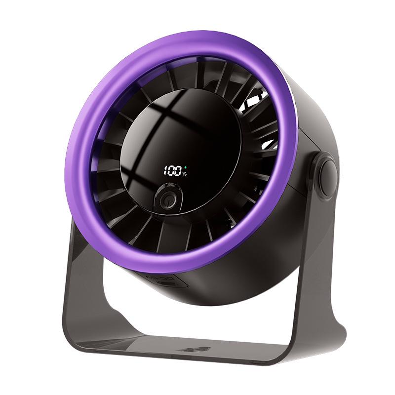 Portable Folding Desktop Fan with Long Battery Life - Clip, Stand, or Hang for Office Use