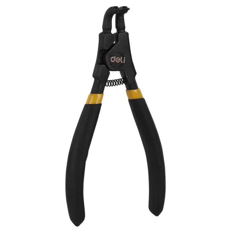 Deli External Curved Circlip Pliers