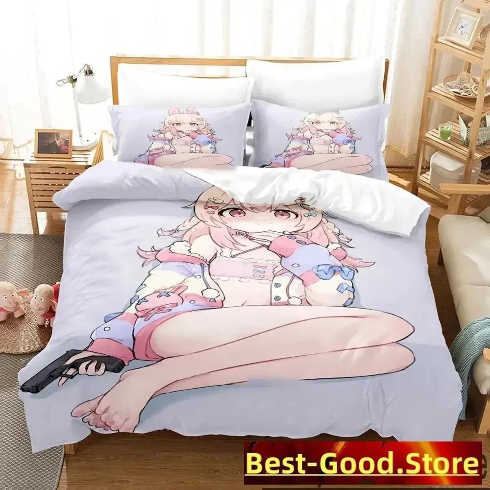 3D Print Pipkin Pippa Anime Bedding Set Boys Girls Twin Queen King Size Duvet Cover Pillowcase Bed Boys Adult Home Textileextile