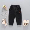 Autumn Kids Pants & Capris Cotton Trousers Boys Thin Long Pants Spring Fall Casual Wear Simple Design Baby Childrens Clothing