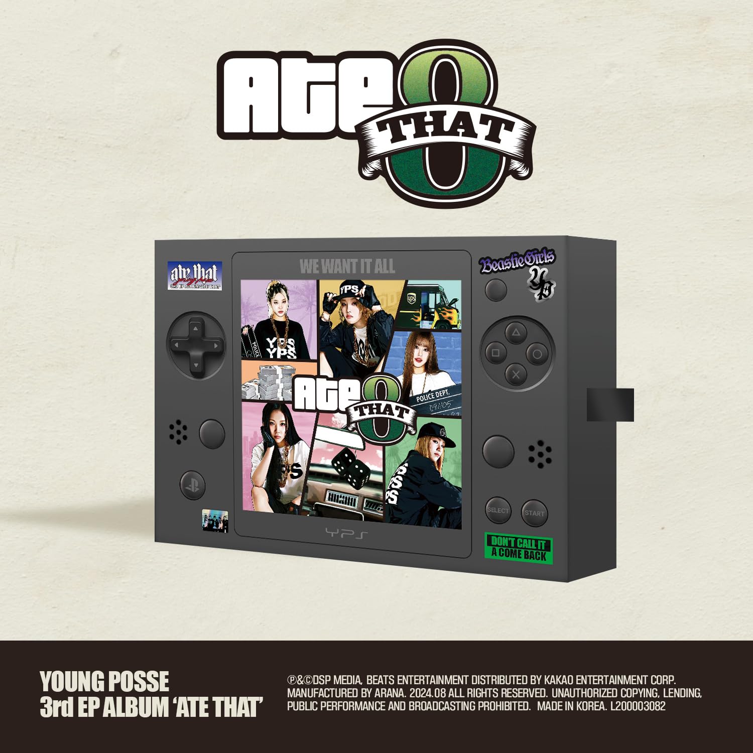 

YOUNG POSSE 3rd EP [ATE THAT] (Korean version)