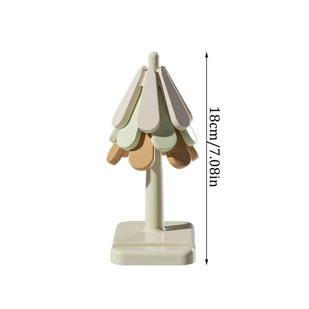 3dílné silikonové izolované tácky ve tvaru vánočního stromečku se stojanem Domácí skládací podložka proti přehřátí pro domácnost, kuchyni a večírky