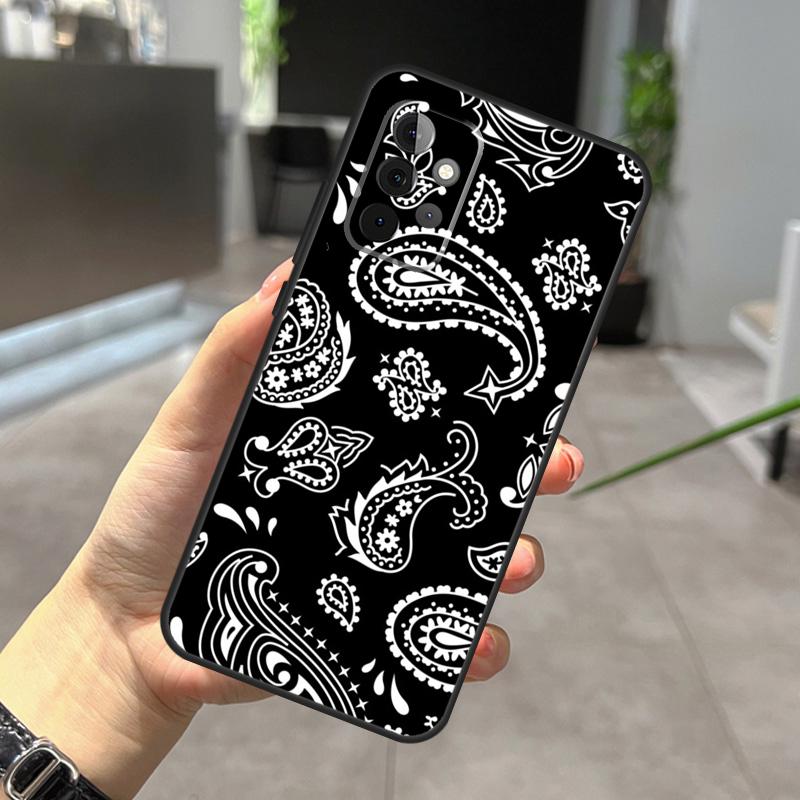 Bandana Seamless Pattern Case For Samsung Galaxy A22 A32 A52 A15 A16 A05 A26 A36 A56 A53 A33 A13 A34 A54 A14 A35 A55