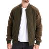 Plus Velvet Quilted Thick Jacket European and American Casual Jacket Raglan Sleeve Men's Jacket Jacket