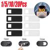 1-20pcs Universal Webcam Protective Cover Antispy Slider Camera Protector for iPad Laptop Macbook Phones Lens Privacy Stickers