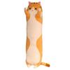 Ultra Soft Long Cat Plush Doll Huggable Side Sleeping Body Pillow Funny Long Throw Pillow  Gift