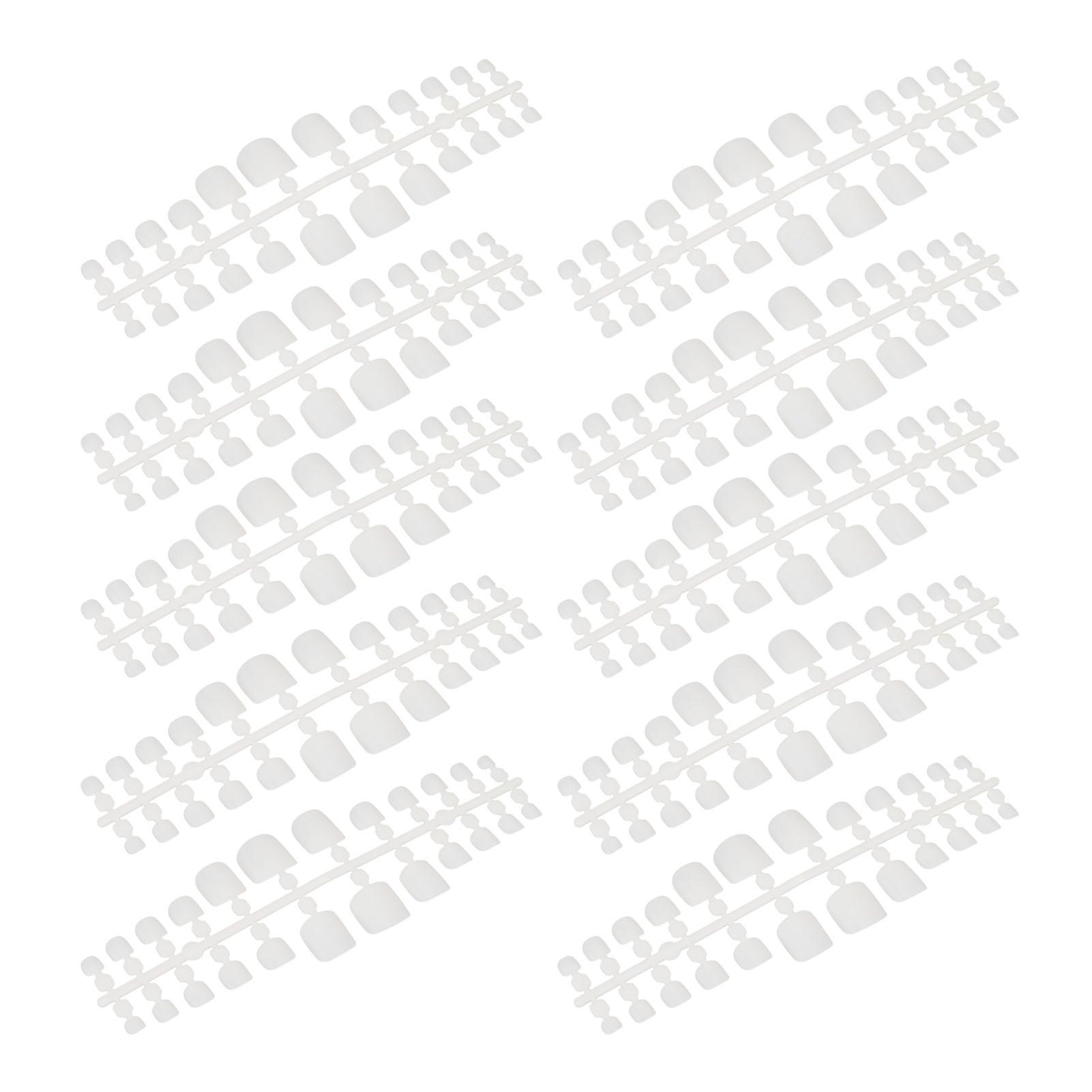 

240 шт. матовые накладные ногти для пальцев ног DIY полное покрытие квадратные короткие искусственные ногти для маникюрного искусства естественный