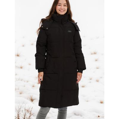 Women's Autumn and Winter Thick Hooded Long Cotton Jacket