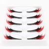 Soft Cat Eye False Eyelashes Fluffy Faux Mink Wispy Lashes Colored Anime Lashes  Daily Wear