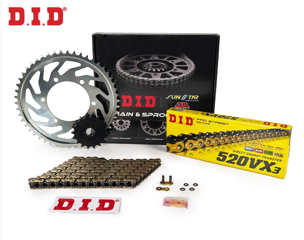 

Did-Jt 1995-2002 Honda NX 650 Dominator Uyumlu Zincir Dişli Set Gold (Sarı) Renk