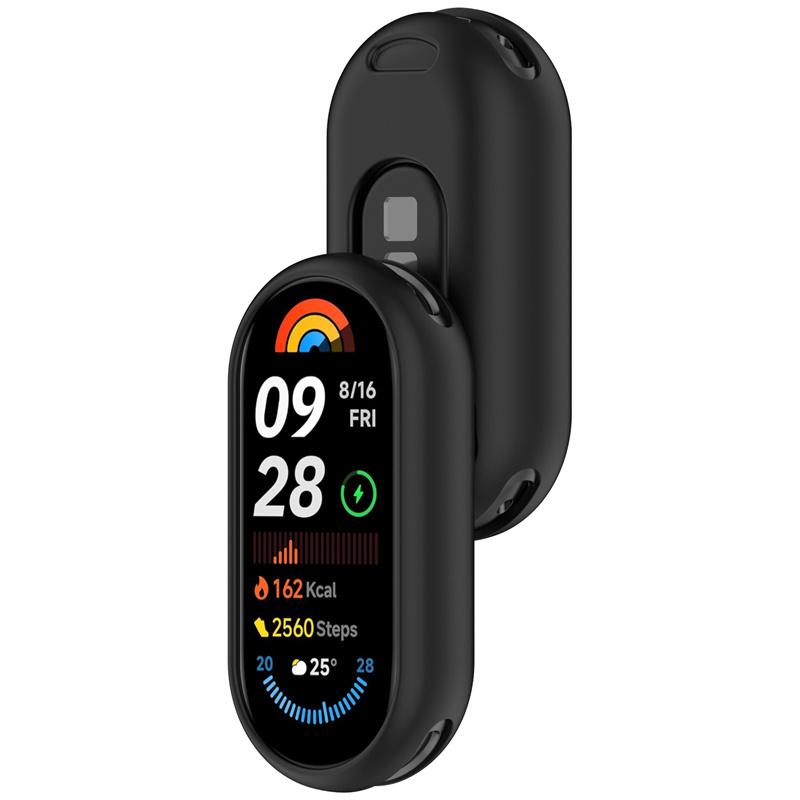 

Silicone soft case for Xiaomi Mi band 10 9 8 cases NFC sport rubber Hollow Screen Protector Cover for Xiaomi smart band 9 8 10 Mi band 10