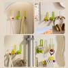 1pcs Multifunctional Wall Mounted Hair Accessory Organizer - No Punching Hair Ring Holder Hat and Scarf Hanging Rack Hook