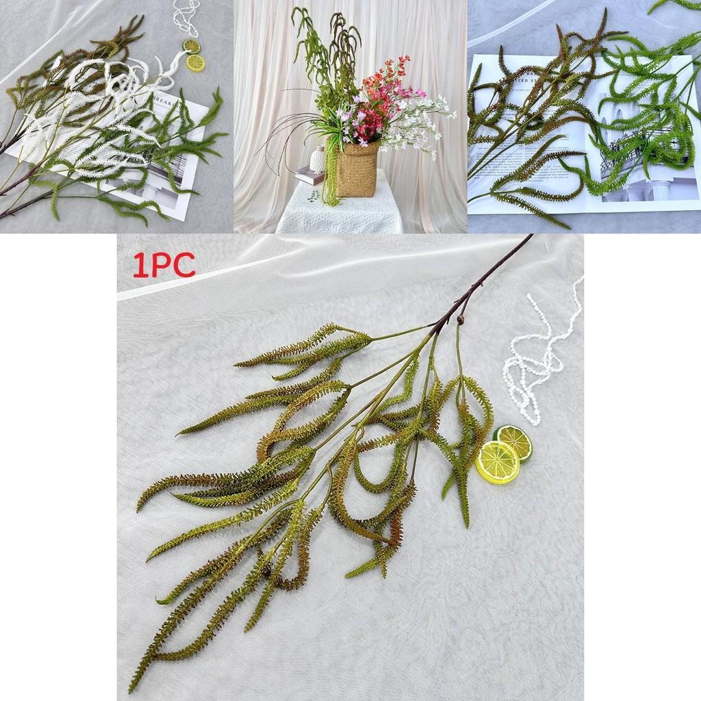 Künstliche Salicaceae zur Heimdekoration mit realistischem Blattmaterial für Hochzeits- und Foto-Requisiten