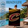 Cleveland Football Beach Towel, Microfiber Beach Towel, Perfect For Pool, Beach, Travel, Home Decor Beach Party Fan Gifts
