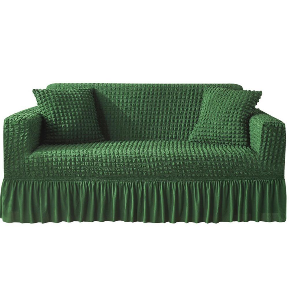 Luxus Sofaschutz Volle Abdeckung Bubble Jacquard Dehnbarer Couchüberwurf Ganzjahres Universal Sofabezug