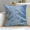 Cracked Ice Pattern Cushion Cover Soft  EasyWash Pillow Case  Versatile for Couch Bed Travel and Office