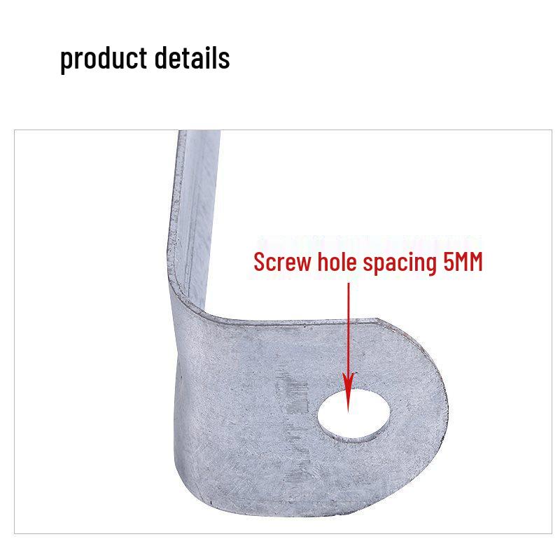 Galvanized U-Shaped Metal Saddle Clamp for Electrical Conduit, Hose, and Straddle Card (25, 32, 40 sizes)