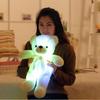 [USED] LED Light-Up Plush Teddy Bear, Party Favors, Gift, White