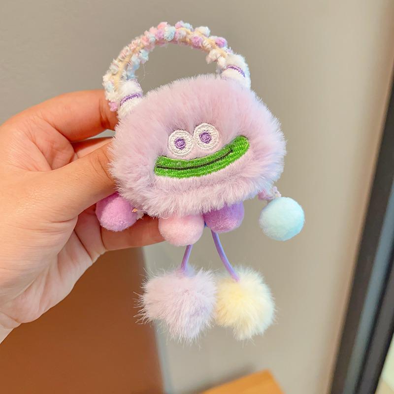 

Куроми Корейский Стиль Шерстяные Резинки для Волос - Милые Мультяшные Эластичные Резинки для Девочек