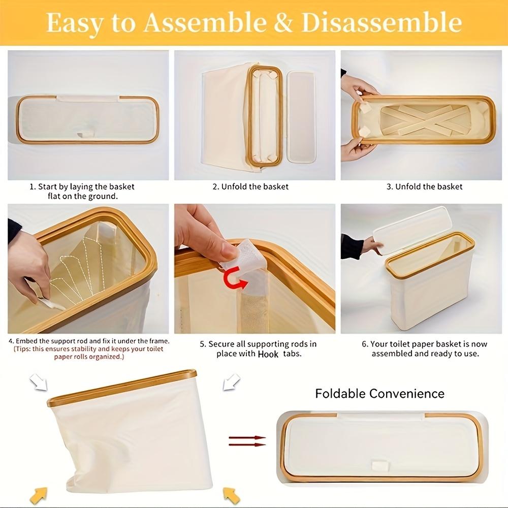 Badezimmer Toilettenpapier Aufbewahrungskorb Box Sichtbarer Taschentuch Organizer Ständer Zubehör