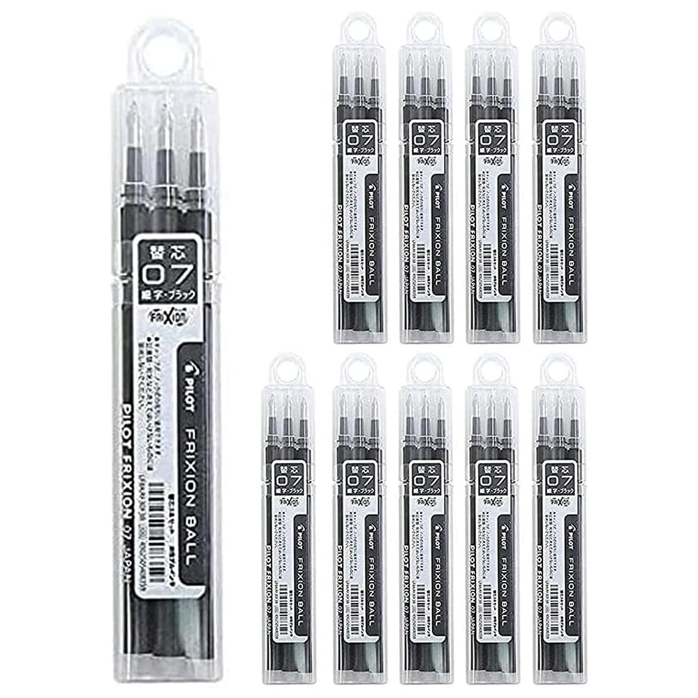 Pilot Friction Ball Refill 0.7mm 3B Pack of 3 x 10 Sets Writing Supplies