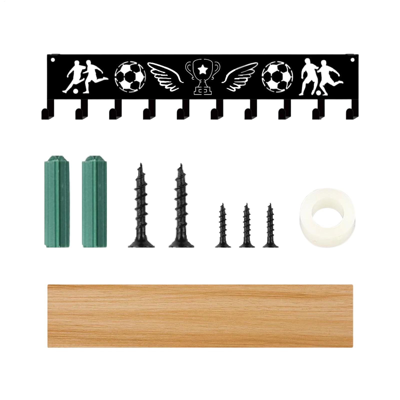 

Football Medals Display Rack Metal Award Display 15.7 X 3 X 3.5 Inches Wall Collectible Rack Award Display Shelf For Bedroom China Mainland