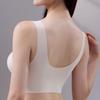 Breathable Front Buckle Seamless Underwear Thin Style Large Chest Small Plus Size Middle-aged and Elderly Women Comfortable No Ring Nursing BraBra