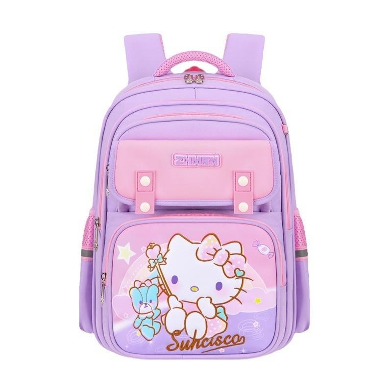 Adorable Oxford Cloth Kids Backpack Large Capacity School Bag For Grades 1-6