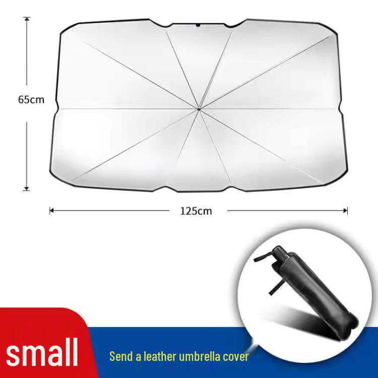 Foldable Car Windshield Sunshade - Heat Insulation & Sun Protection Curtain