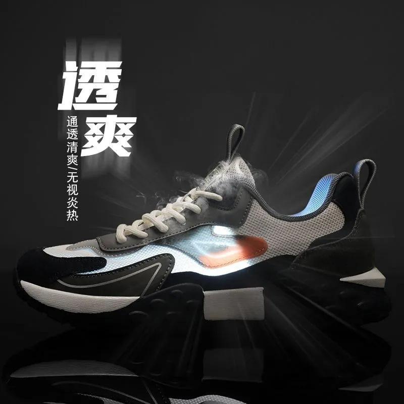 2025 spring new mesh men's shoes fashion low-top fashion casual shoes men's comfortable soft-soled men's shoes