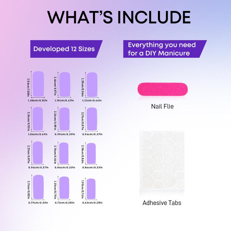 European and American Popular Heart-Shaped Long French Press-On Nails, Handmade Nail Art for Women