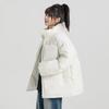Casaco acolchoado de algodão espesso feminino inverno 2024 novo casaco solto de ajuste estudante casaco de algodão moderno