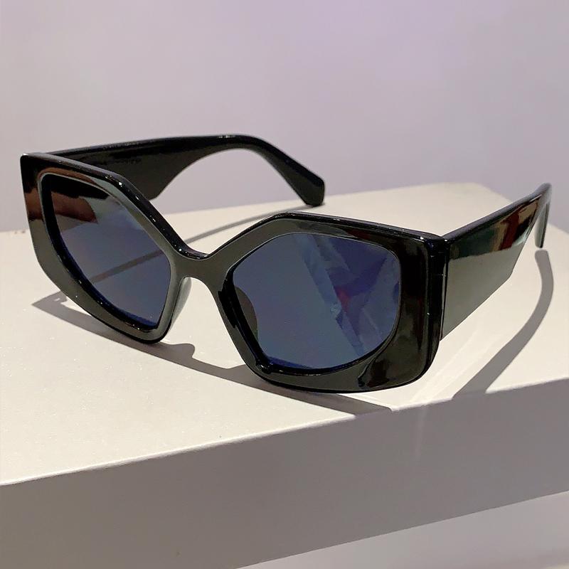 New Polygon Women Sunglasses Vintage Multi Gradient Candy Color Shades  Trendy Brand Designer Travelling Eyewear