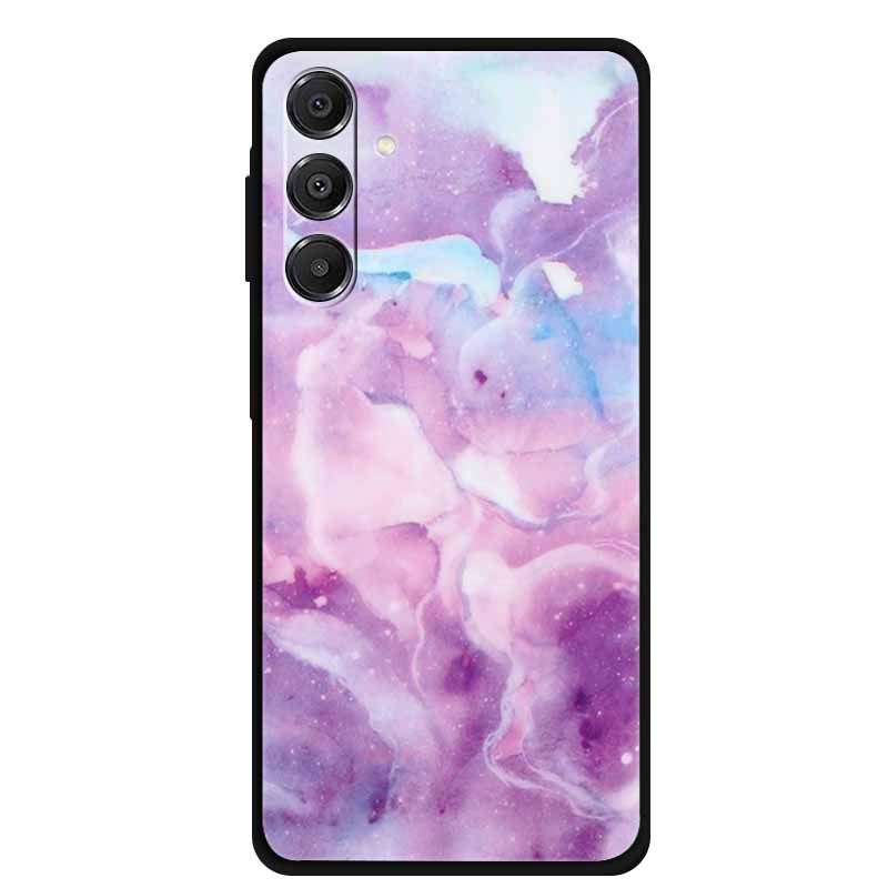 For Samsung Galaxy A14 A15 A16 5G Case Marble Soft TPU Phone Back Cover For Samsung A14 A15 4G Shockproof Silicone Painted Coque