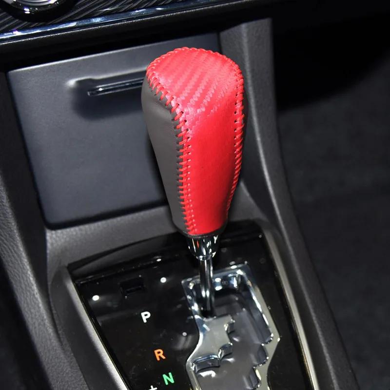 Gear Corolla Gear Cover For Toyota Camry Levin YARiS Gear Shift Collars Carbon Fiber Leather Available Colors
