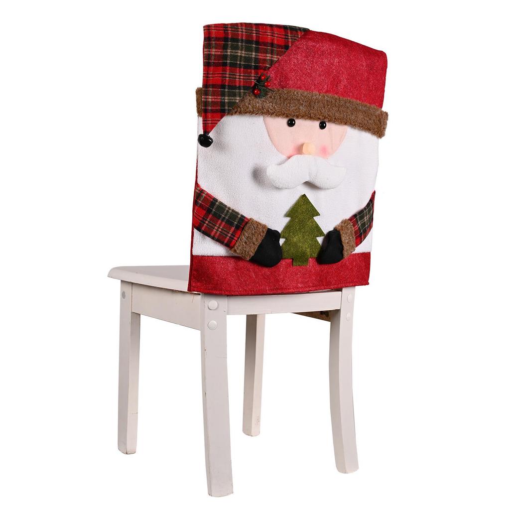 Santa & Snowman Holiday Chair Covers for Weddings, Banquets, Hotels, and Dining